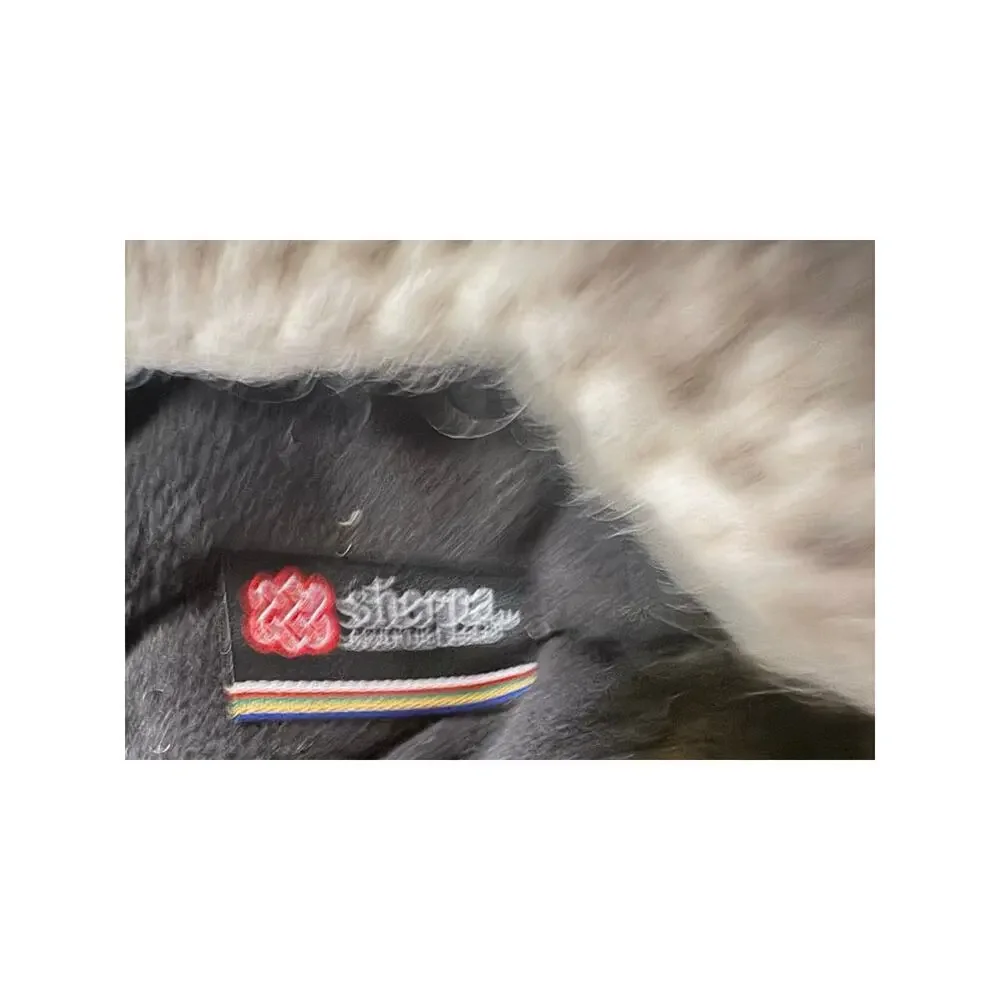 Sherpa Lined Knit Earflap Hat Pom Tassels Winter Boho Ski Beanie One Size